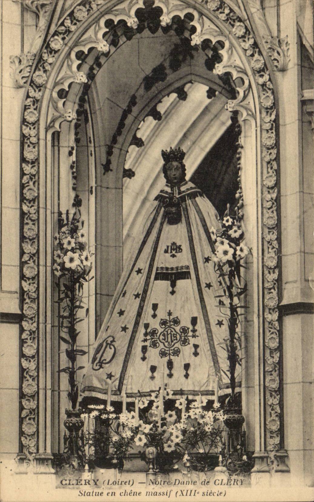 Clery CPA Our Lady Statue in solid oak