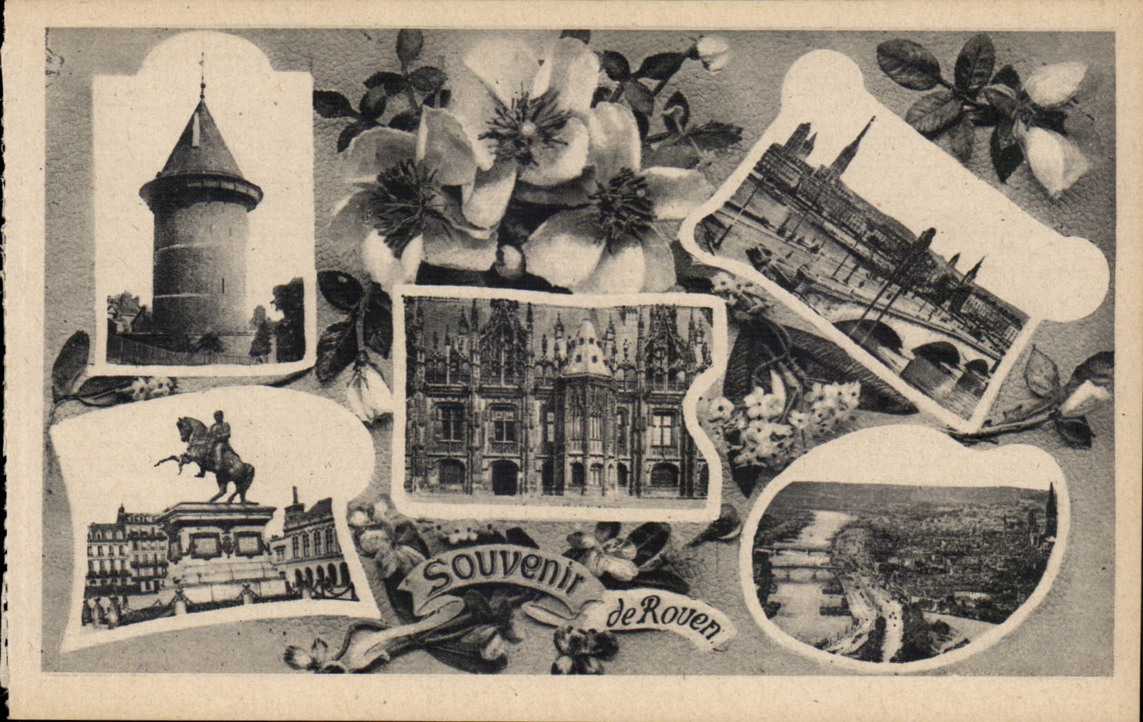 CPA Souvenir of Rouen