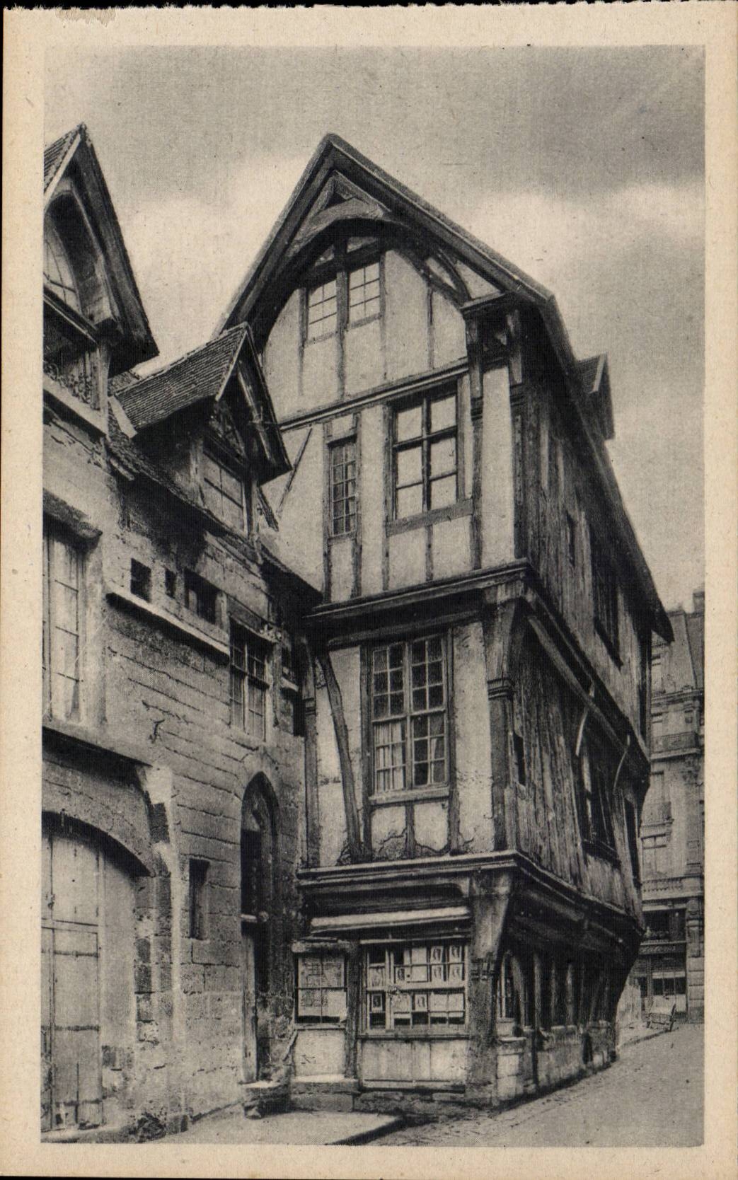 Rouen CPA Old houses of the 15th Street Saint Romain