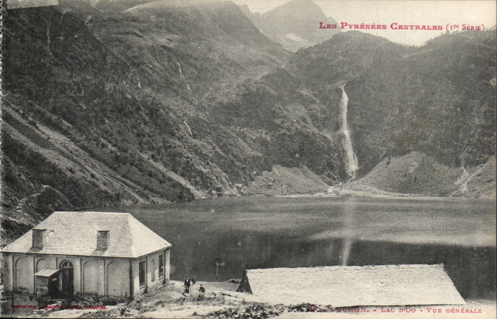 CPA Luchon Lake Oo View