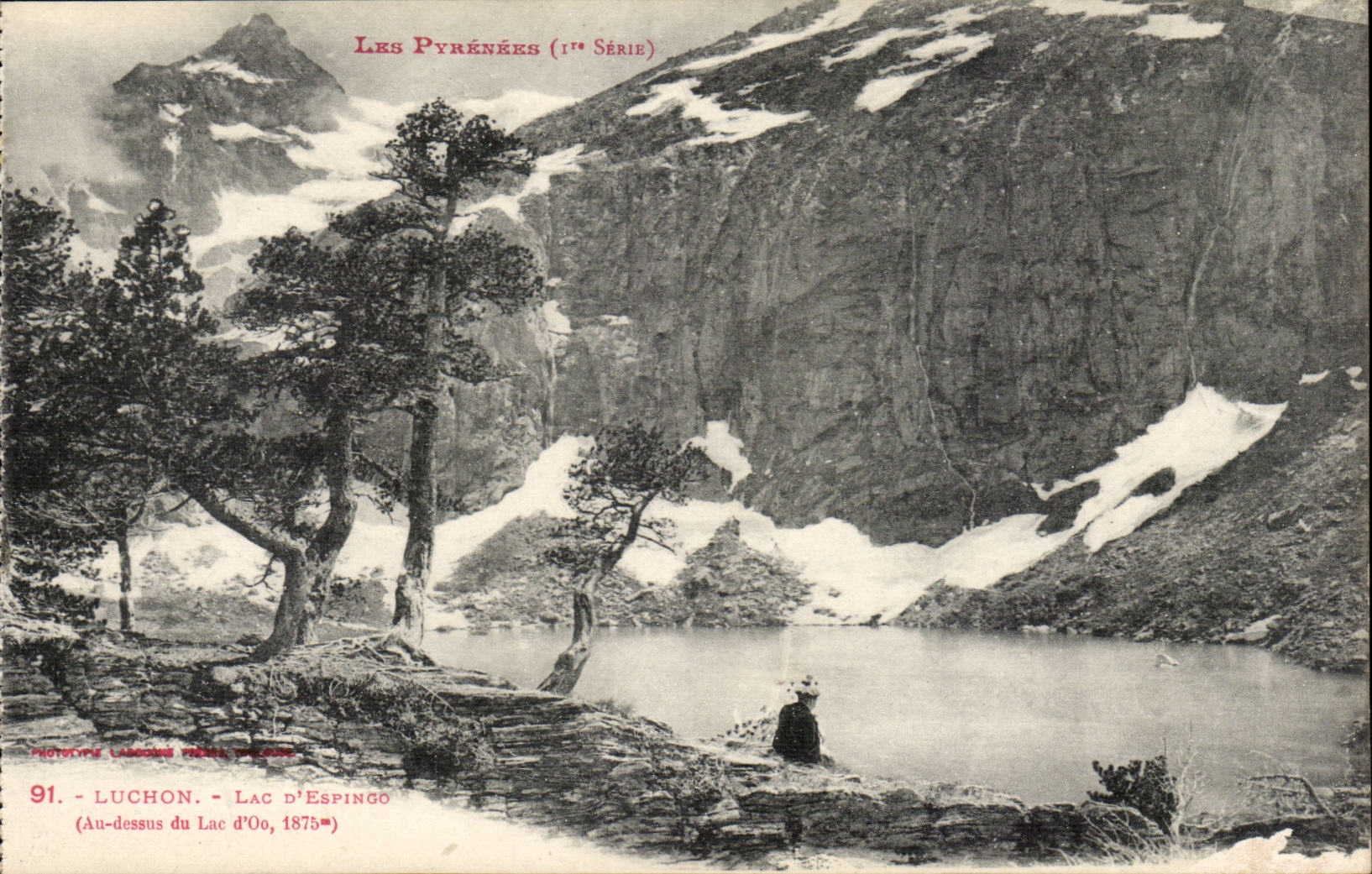 CPA Luchon Lake Espingo