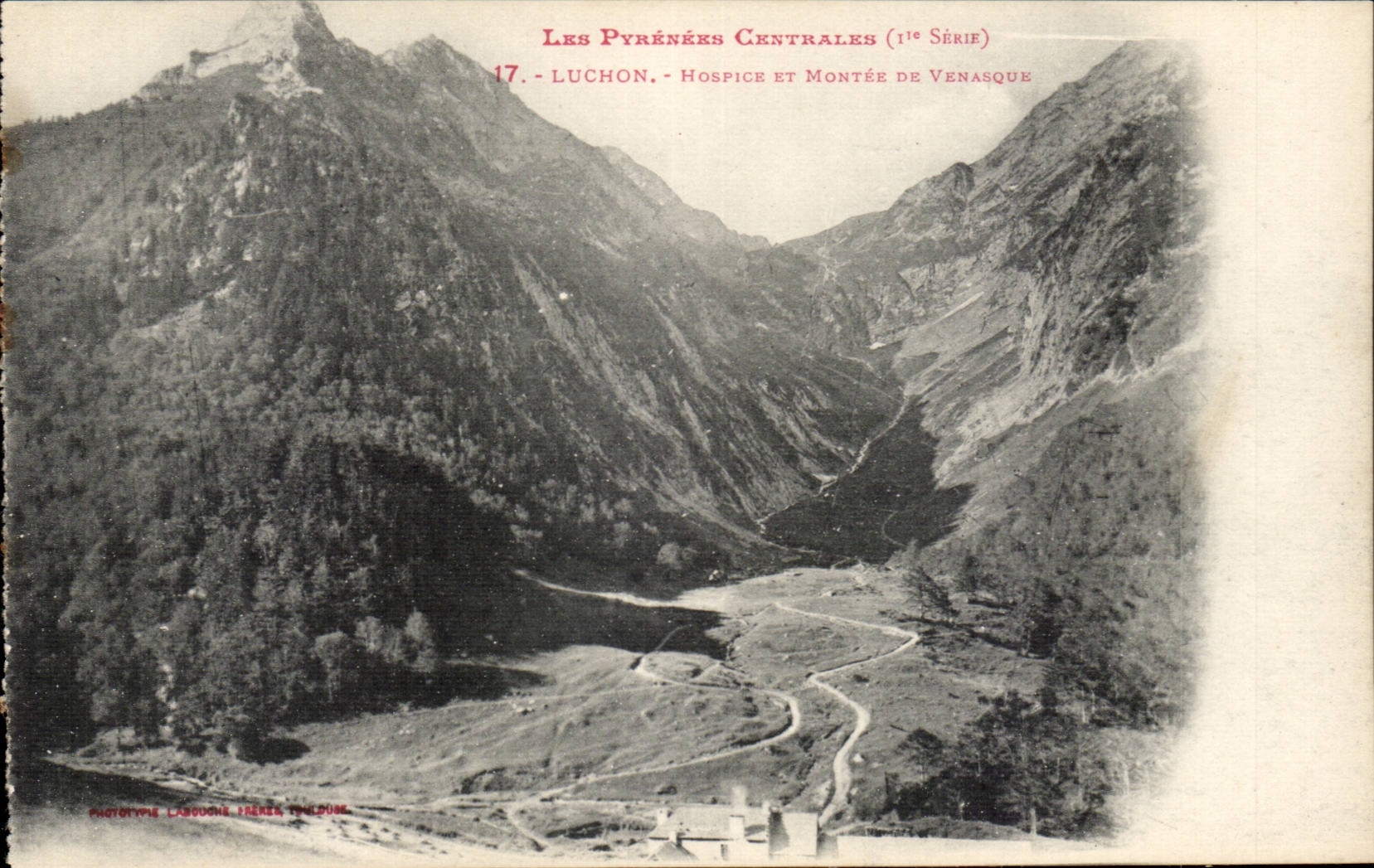 CPA Luchon Old people's home and rise of Venasque