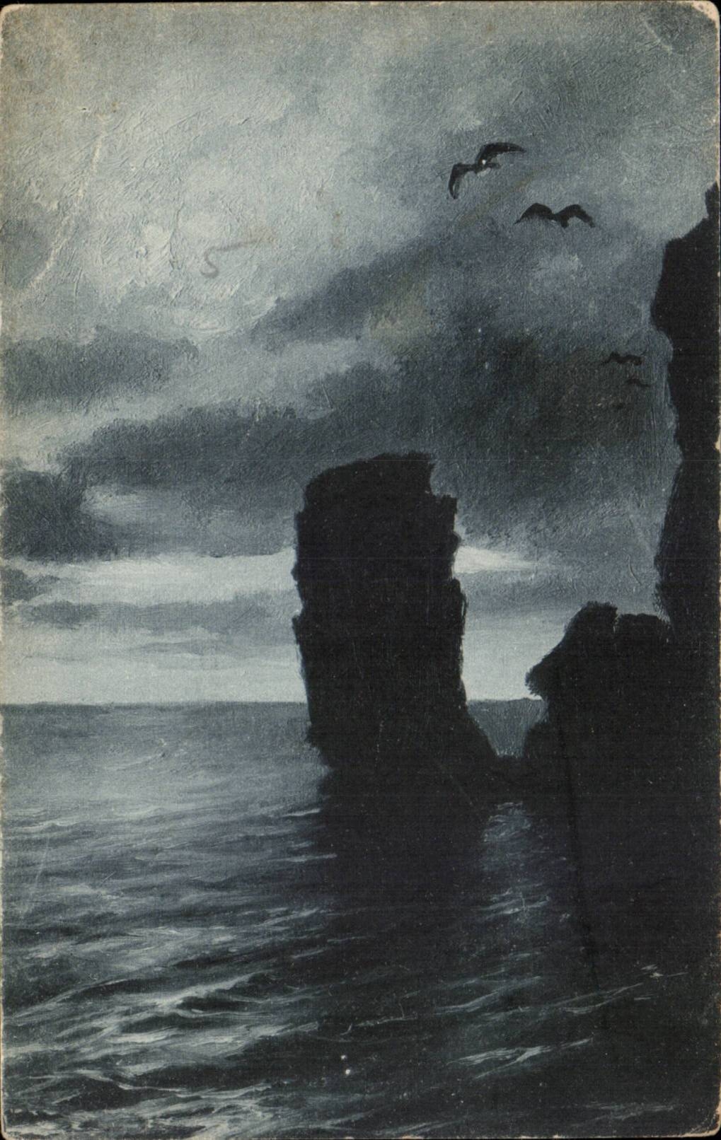 CPA Rock at the seaside