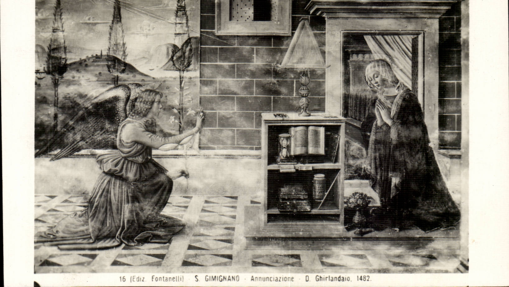 CPA Gimignano Annuncizione 