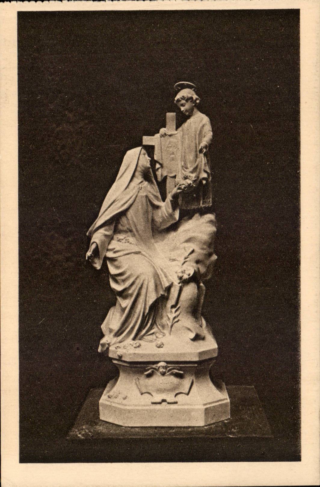 CPA Statue von Sainte Therese des Jesus-Kindes in Buissonnets