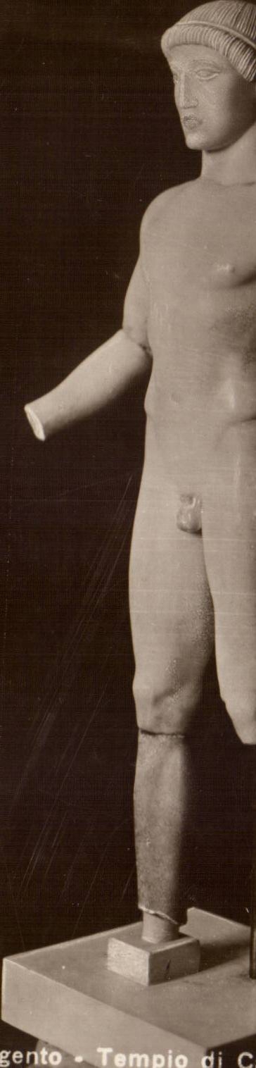 CPA Italien Italien Agrigent TEmpio di Castore E Poilluce