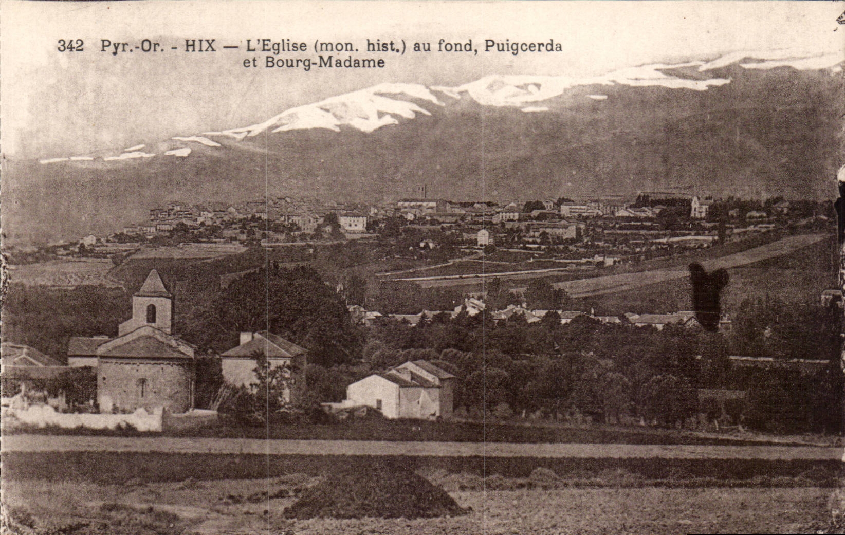 Hix CPa the church at the bottom Puigcerda and Bourg Madam