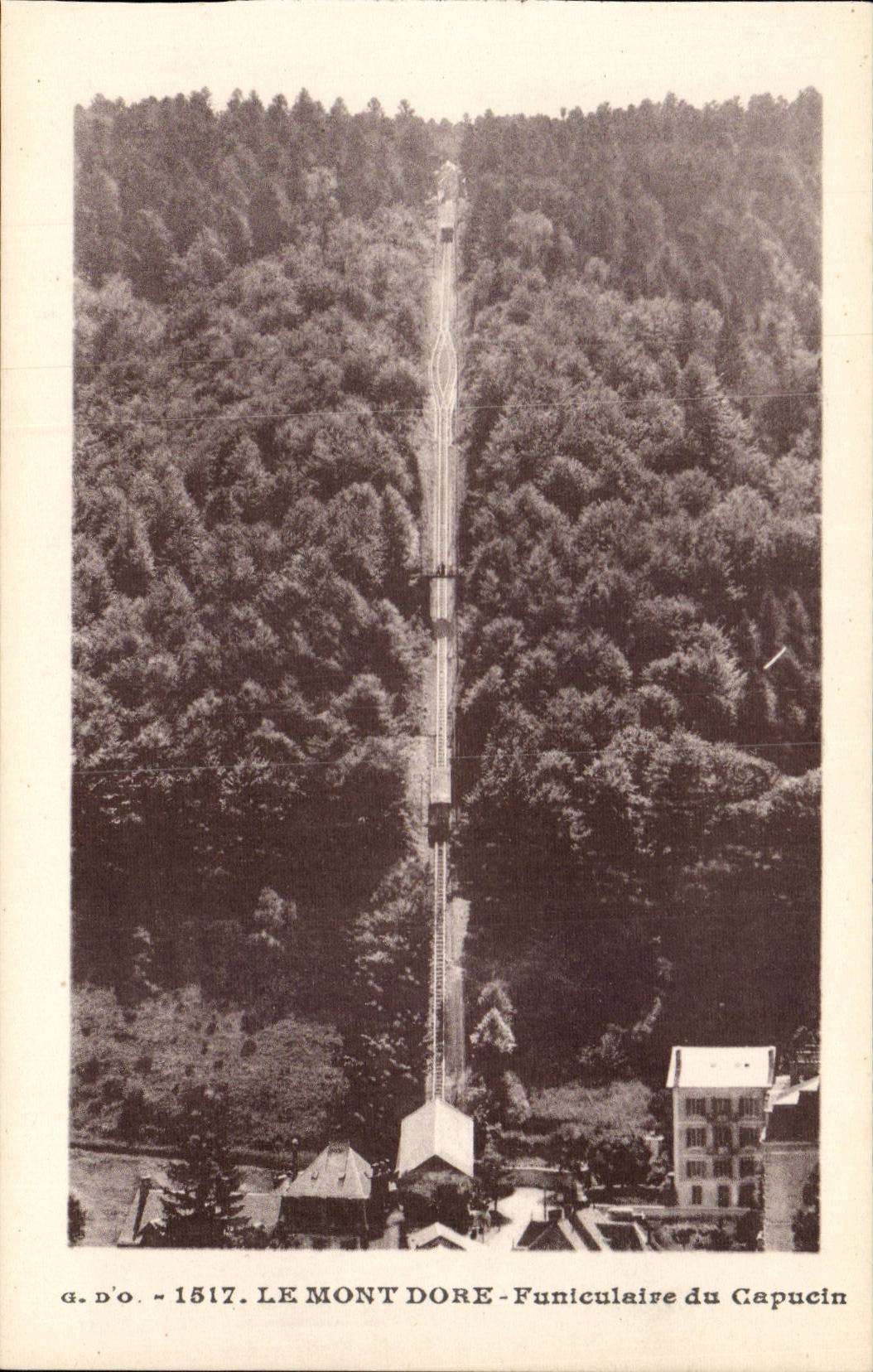 CPA Auvergne Mont Gilds Funicular of the Capuchin