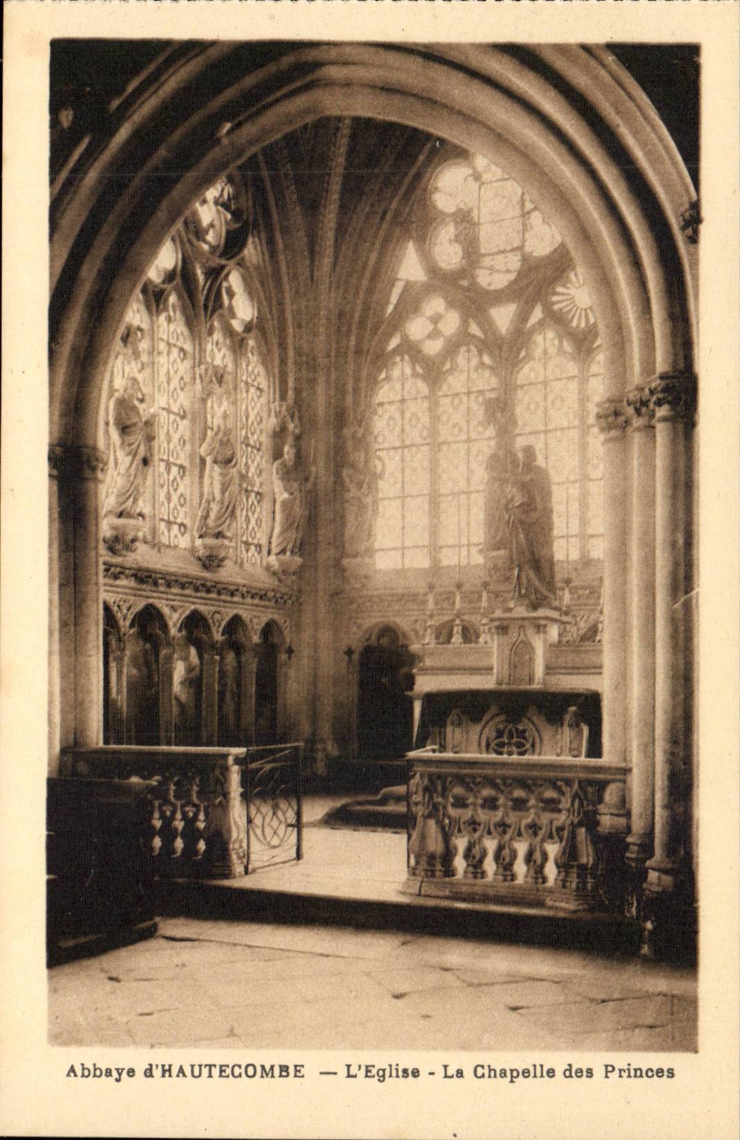 Aix les Bains - Abbey of Hautecombe - Vault of the Princes - CPA