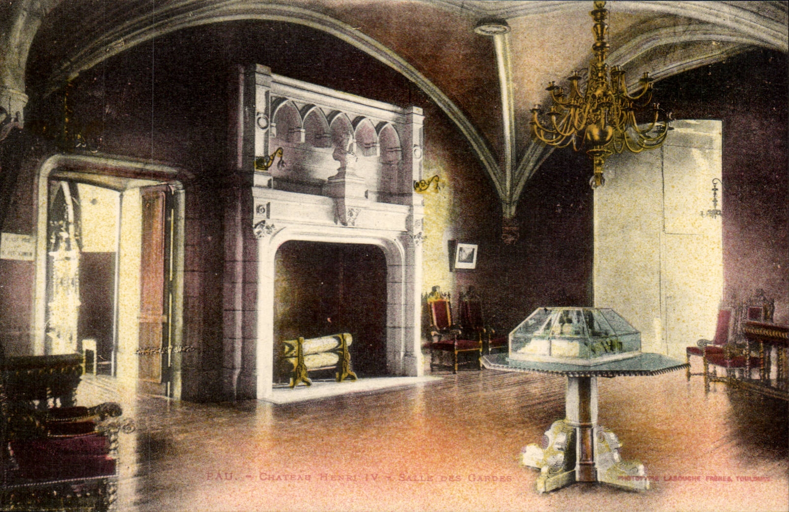 Pau - Castle Henri IV - Room of Guards CPA
