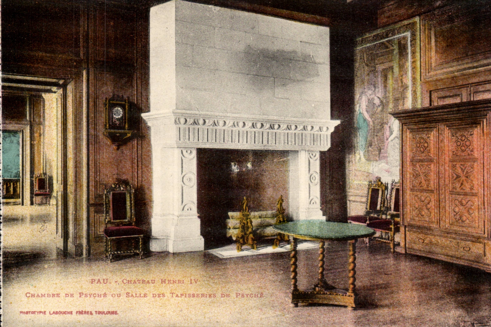 Pau - Castle Henri IV - Room of Pysche CPA