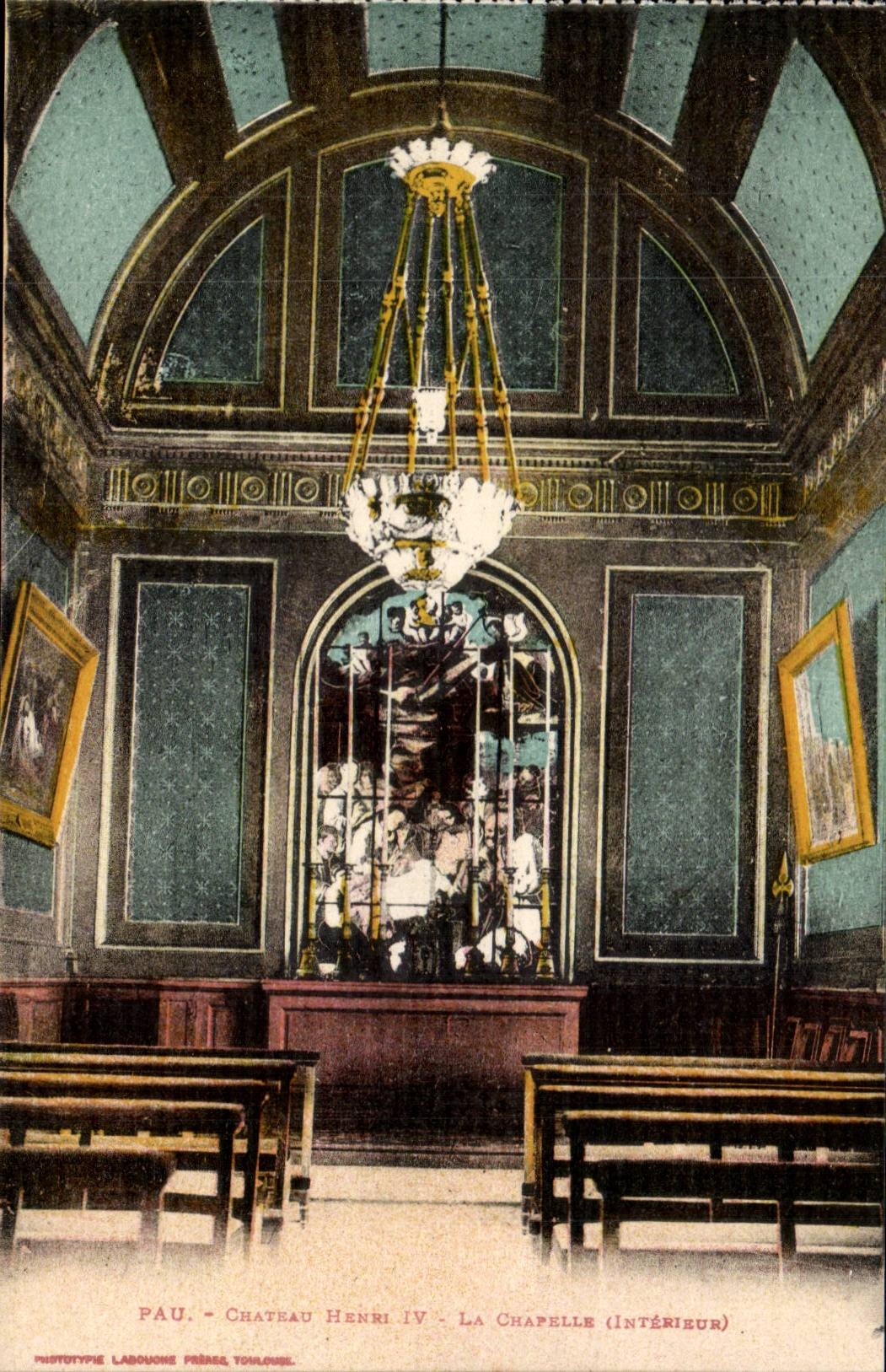 Pau - Castle Henri IV - La Chapelle CPA