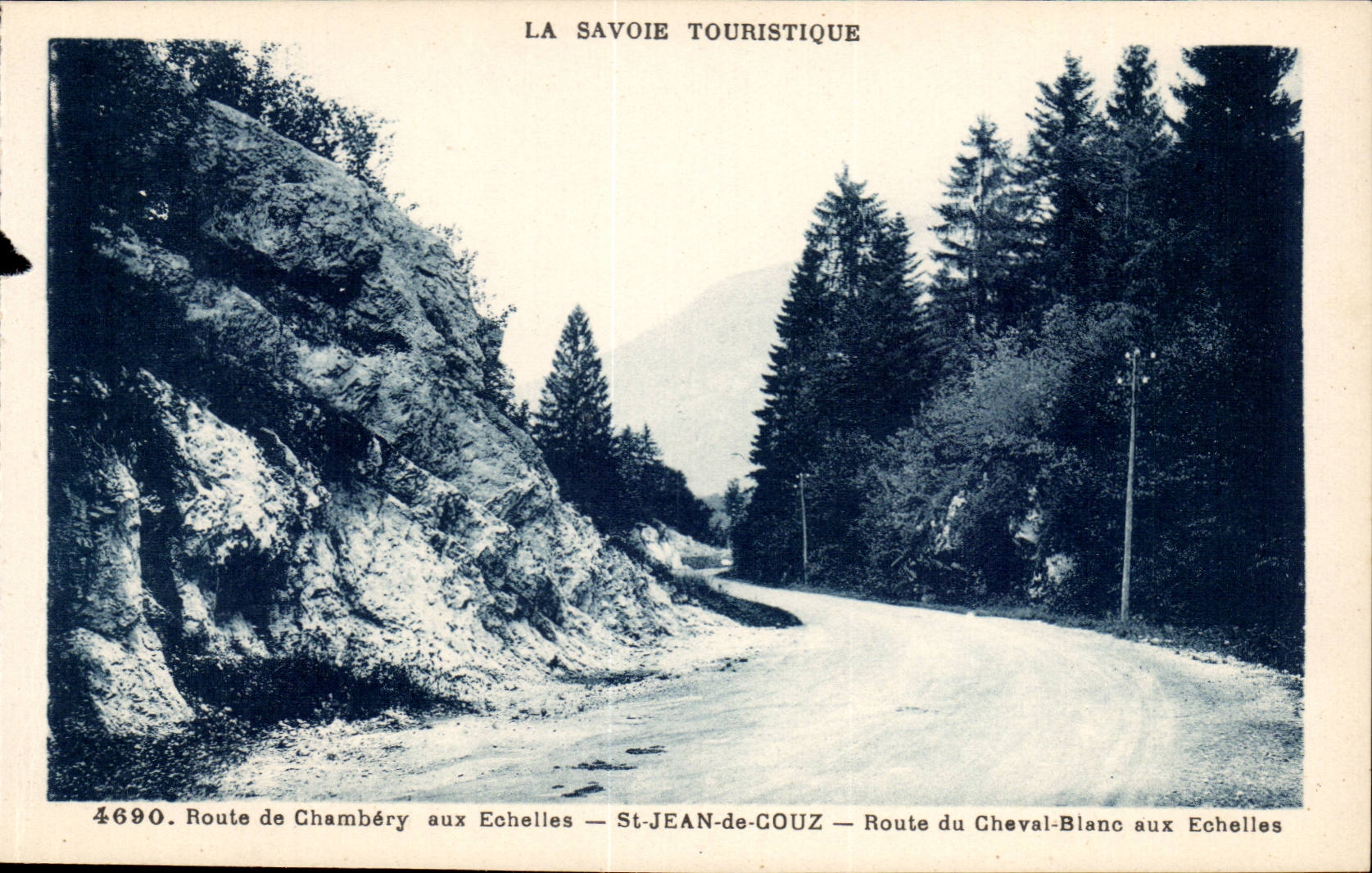 Chambery - Road of Chambery on the Scales St Jean de Couz - Road of White Horse - CPA