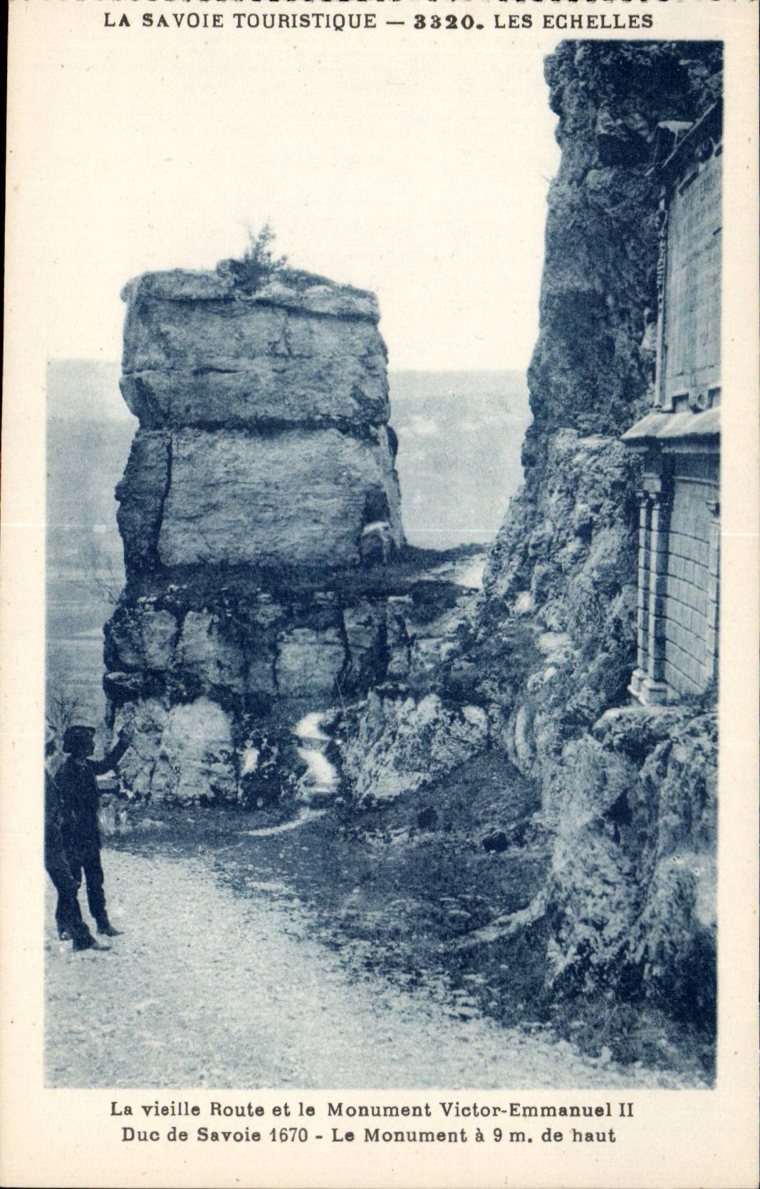 The Old Road and the Monument Victor Emmanuel II - CPA