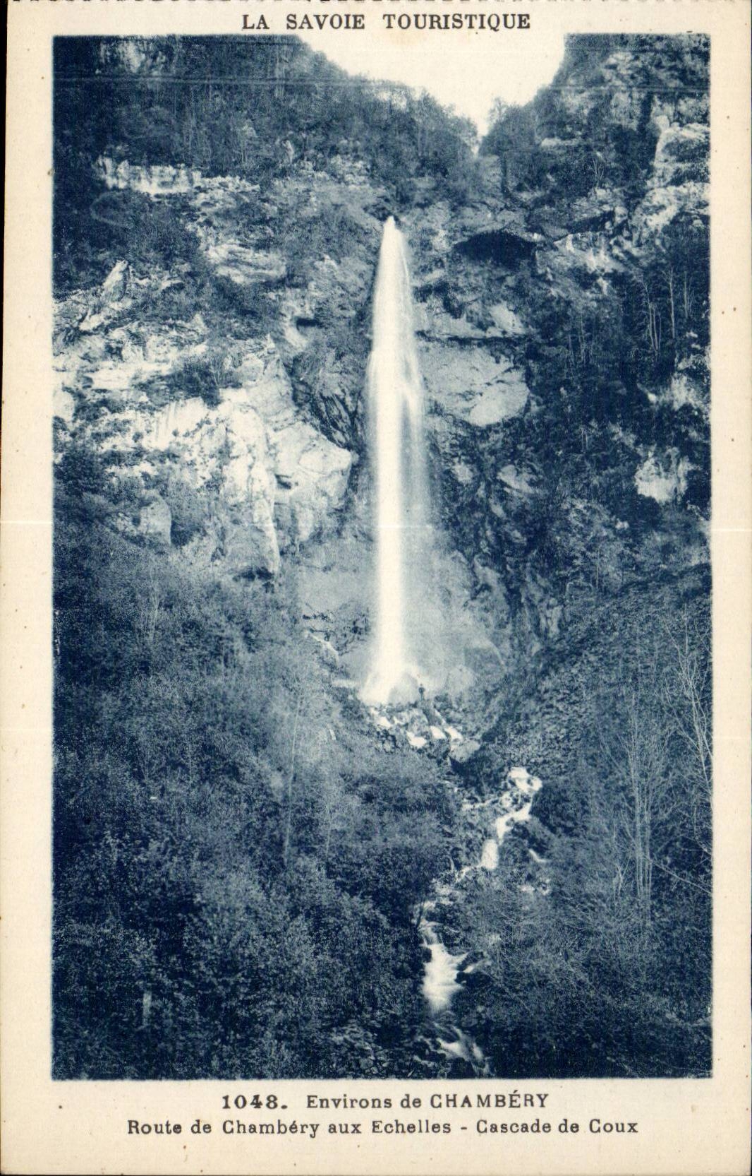 Surroundings of Chambery - on the Scales - Cascade of Coux - CPA
