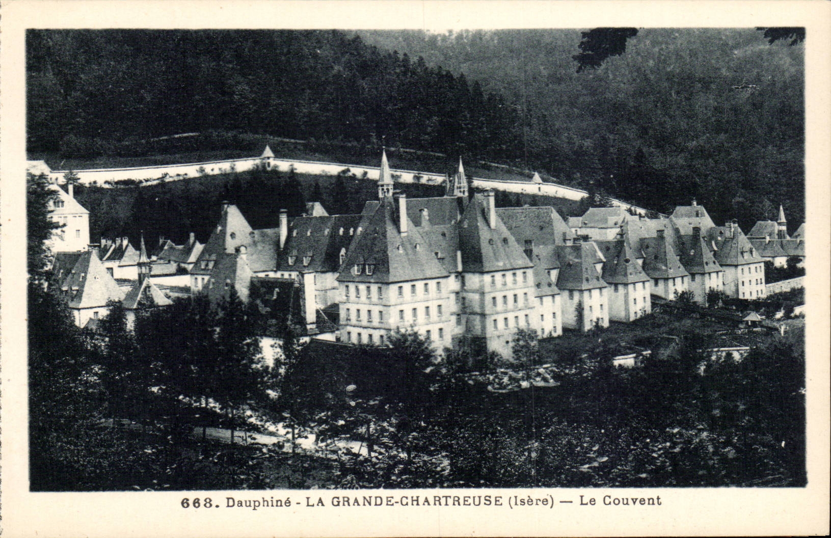 Dauphine - grosses Chartreuse - das Kloster - CPA