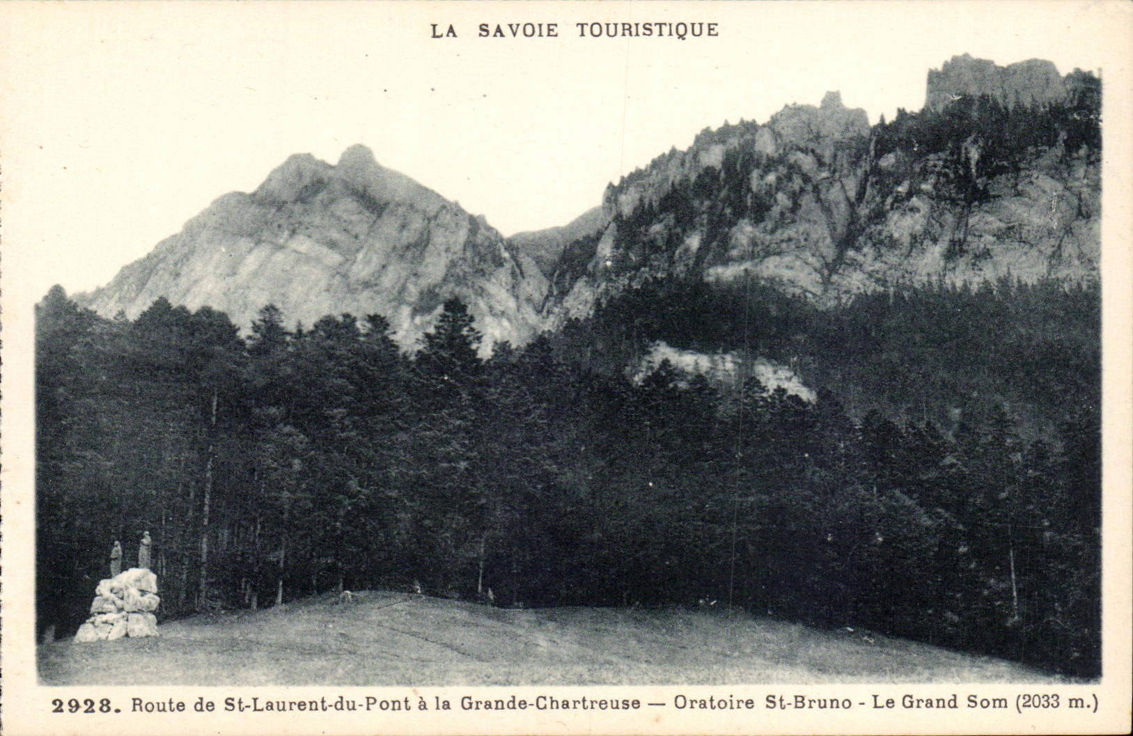 Route de St Laurent du Pont a la Grande Chartreuse - Oratory Saint Bruno - CPA