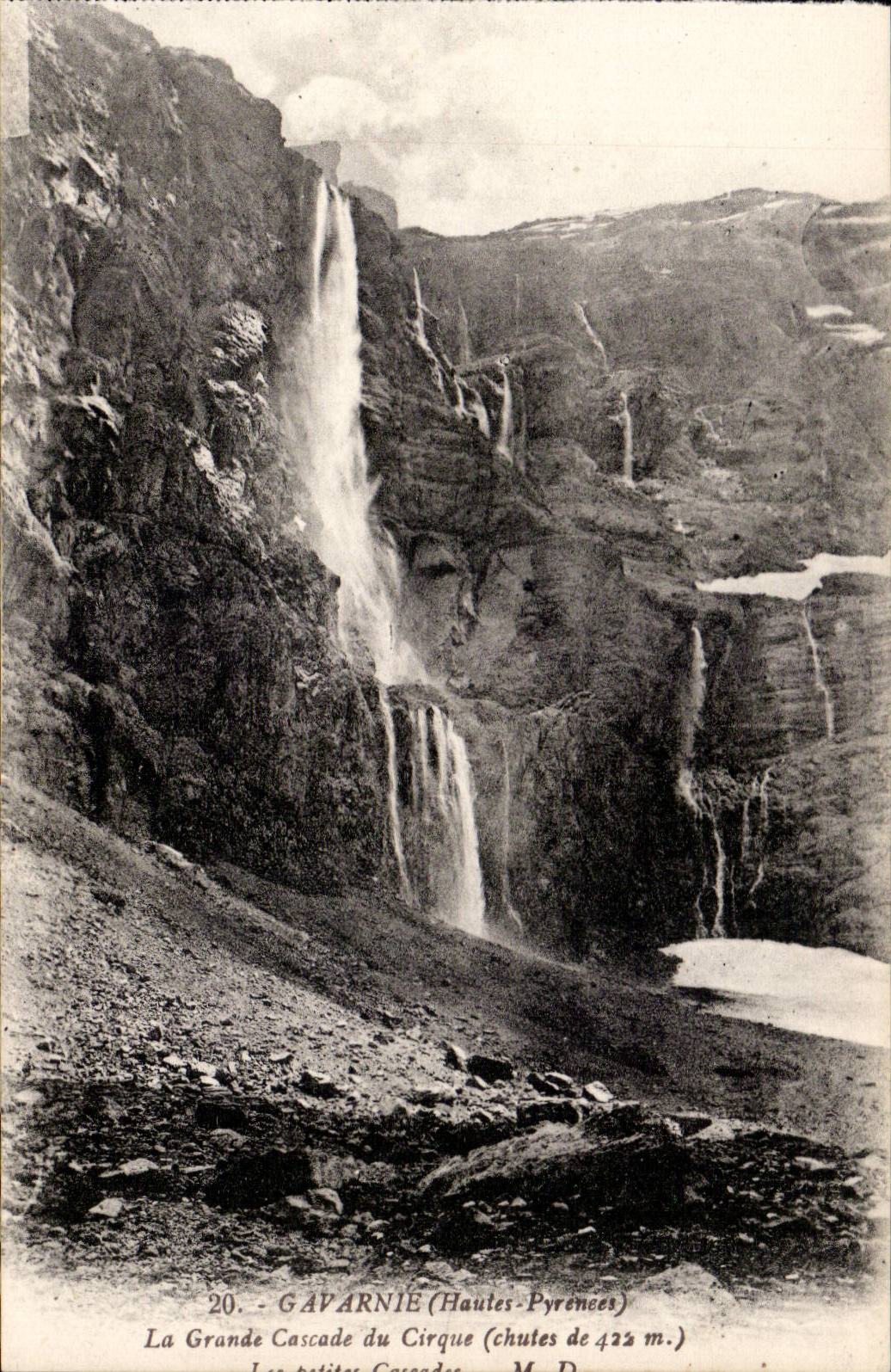 Gavarnie - the Large Cascade of the Circus - CPA