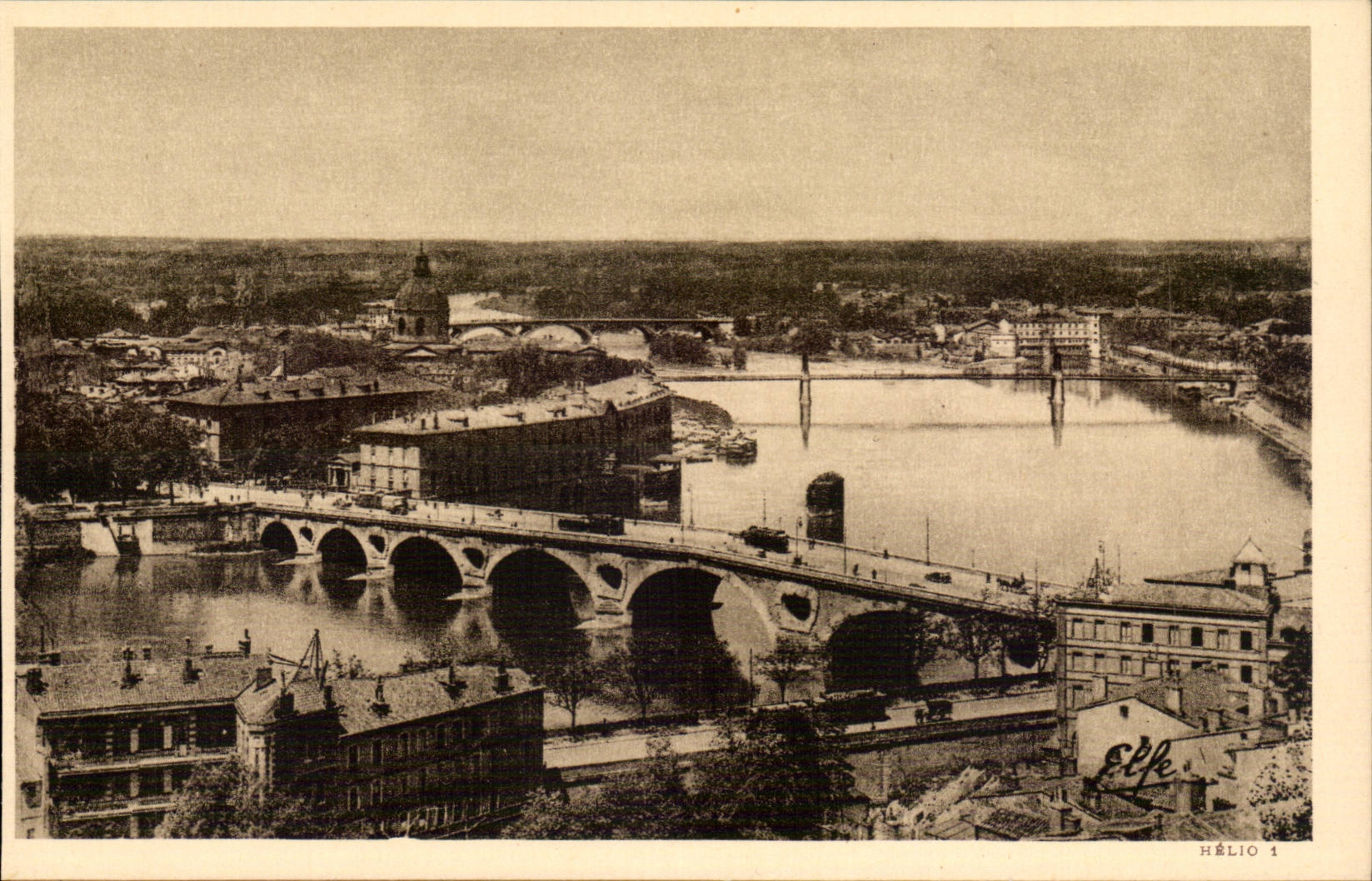 Toulouse - Vue Generale sur la Garonne - CPA 