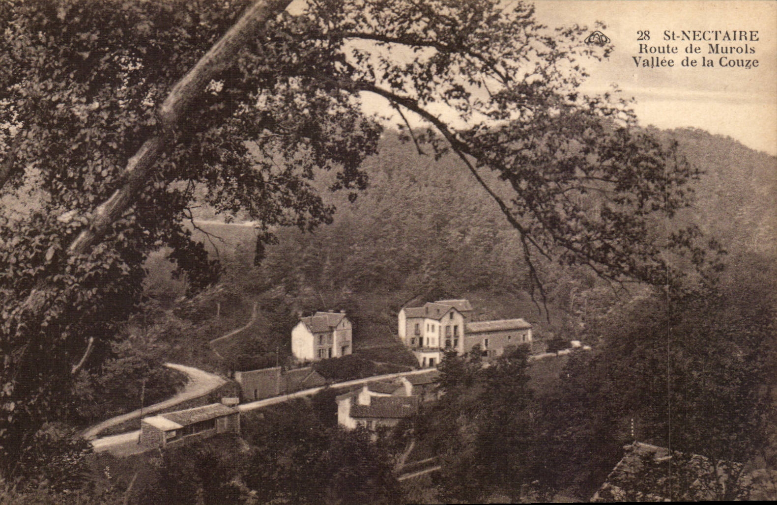 Saint Nectary - Road of Murols - Valley of Couze - CPA