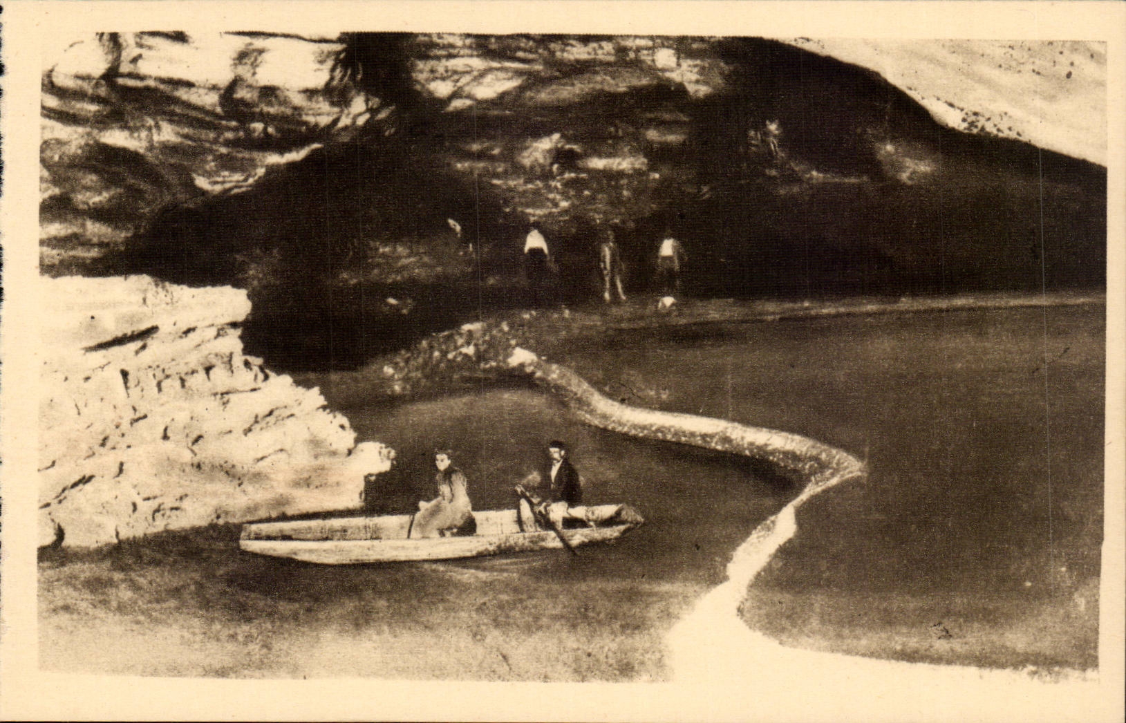 CPA Padirac the lake of Gours