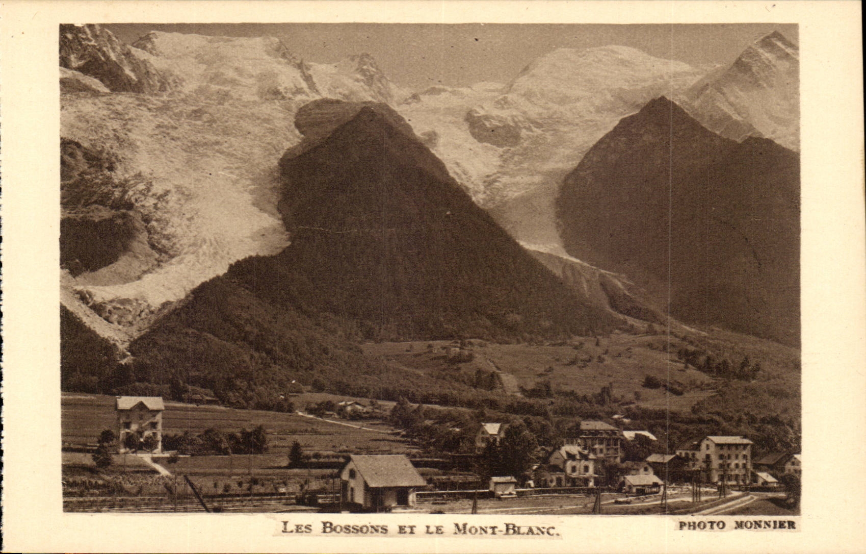 CPA Let us work Them and the Mount Blanc