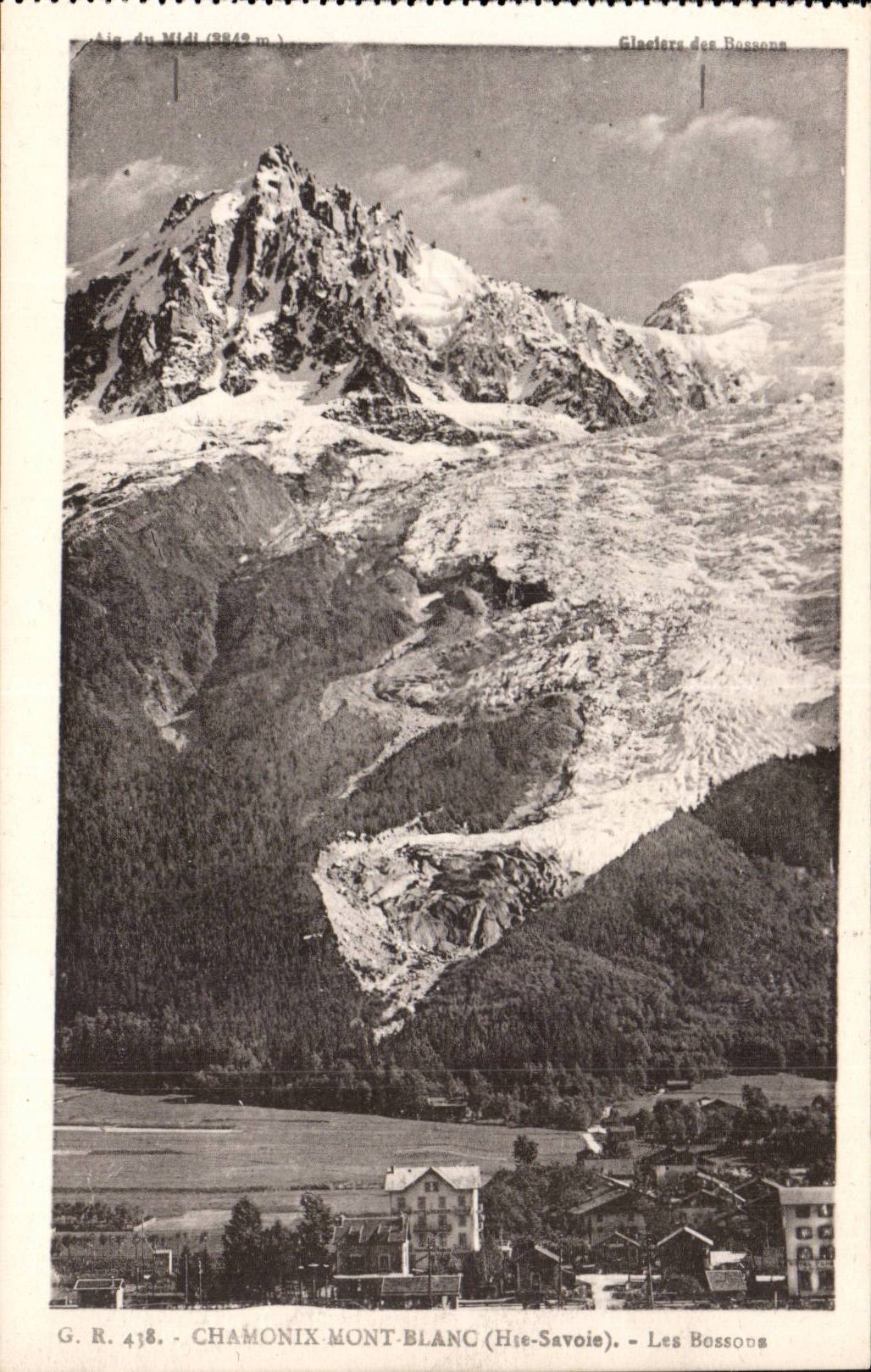 CPA Chamonix Mont Blanc Les Bossons