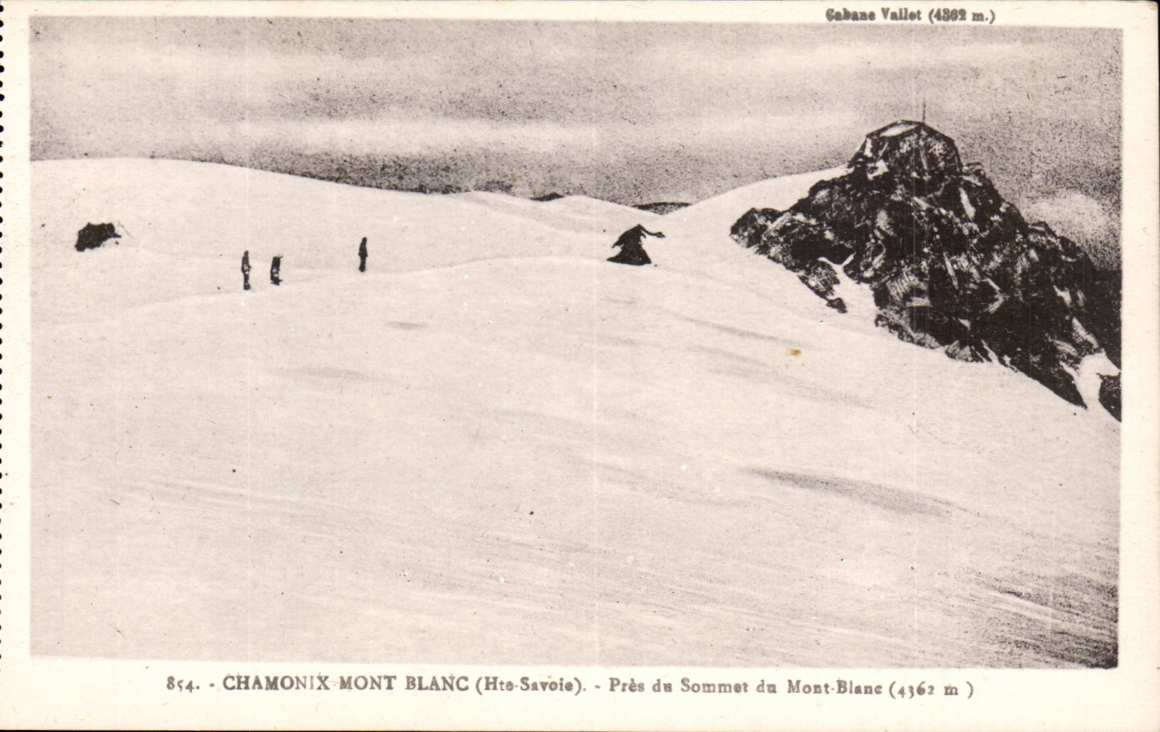 CPA Chamonix Mont Blanc Pres du sommet du Mont Blanc