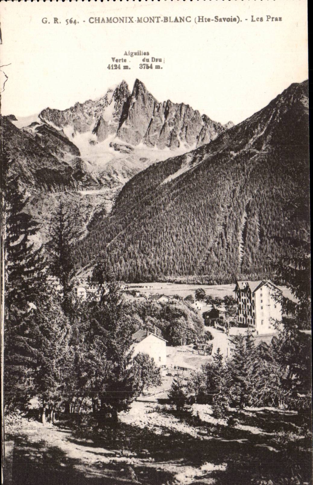 CPA Chamonix Mont Blanc Les Praz