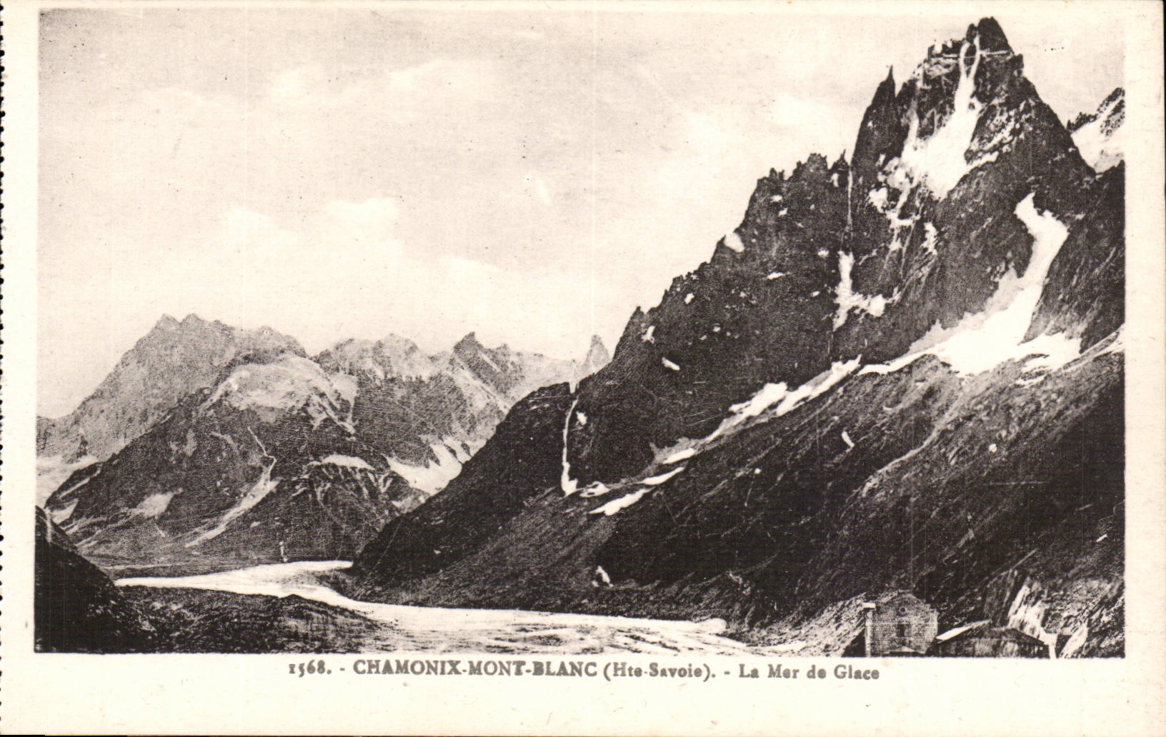 Chamonix mont Blanc CPA la mer de glace