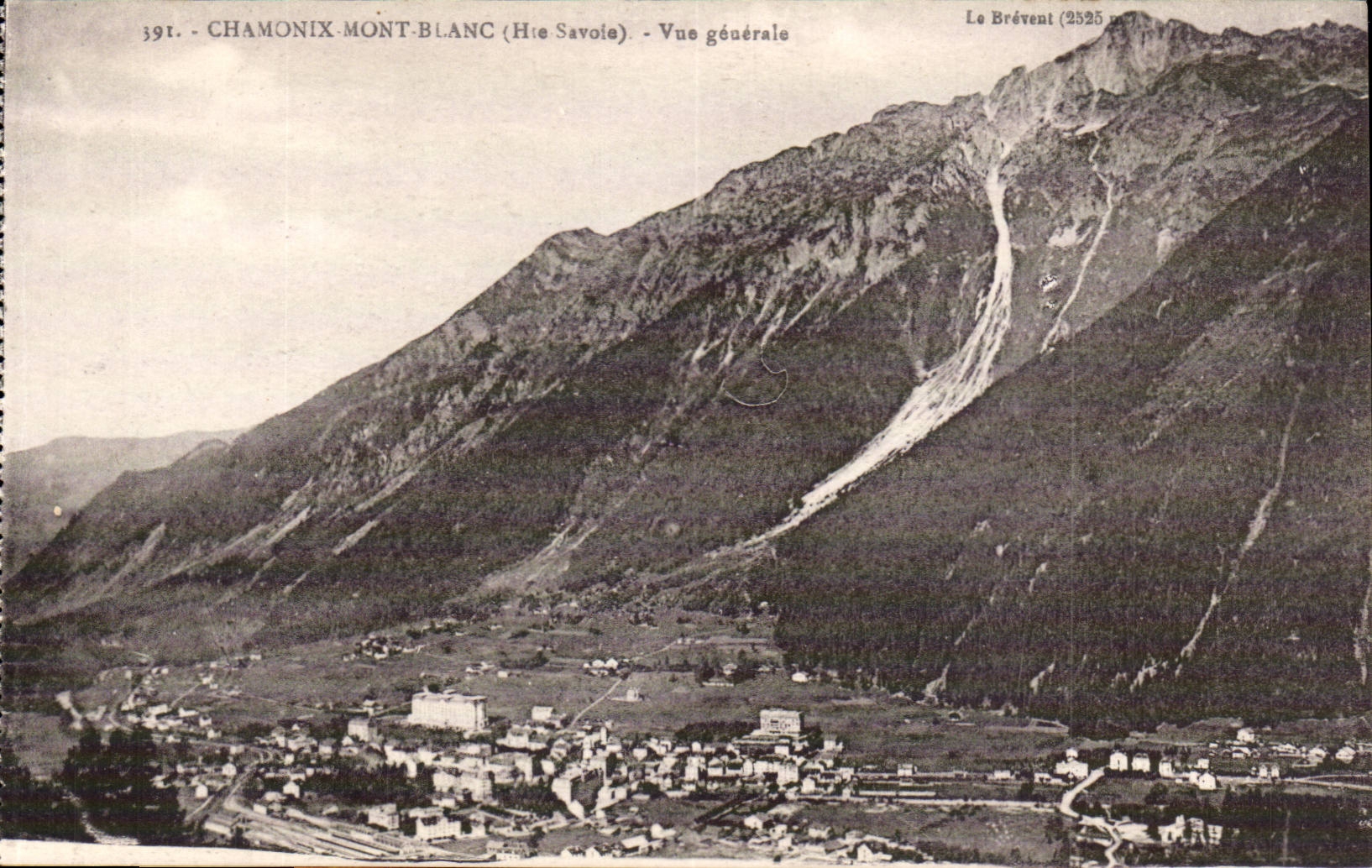 Chamonix mont Blanc CPA Vue generale