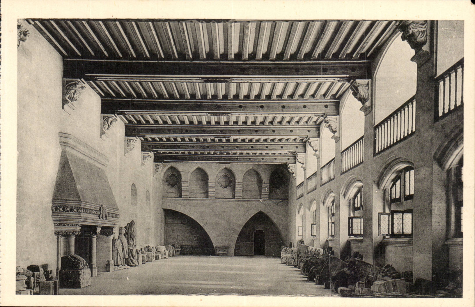 CPA Schloss des Pierrefonds Raumes des Schutzes