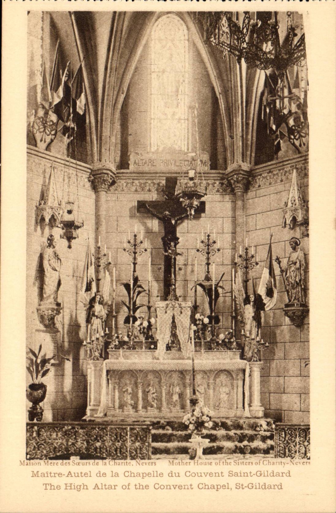 Main CPA furnace bridge of the vault of the convent Saint Gildard