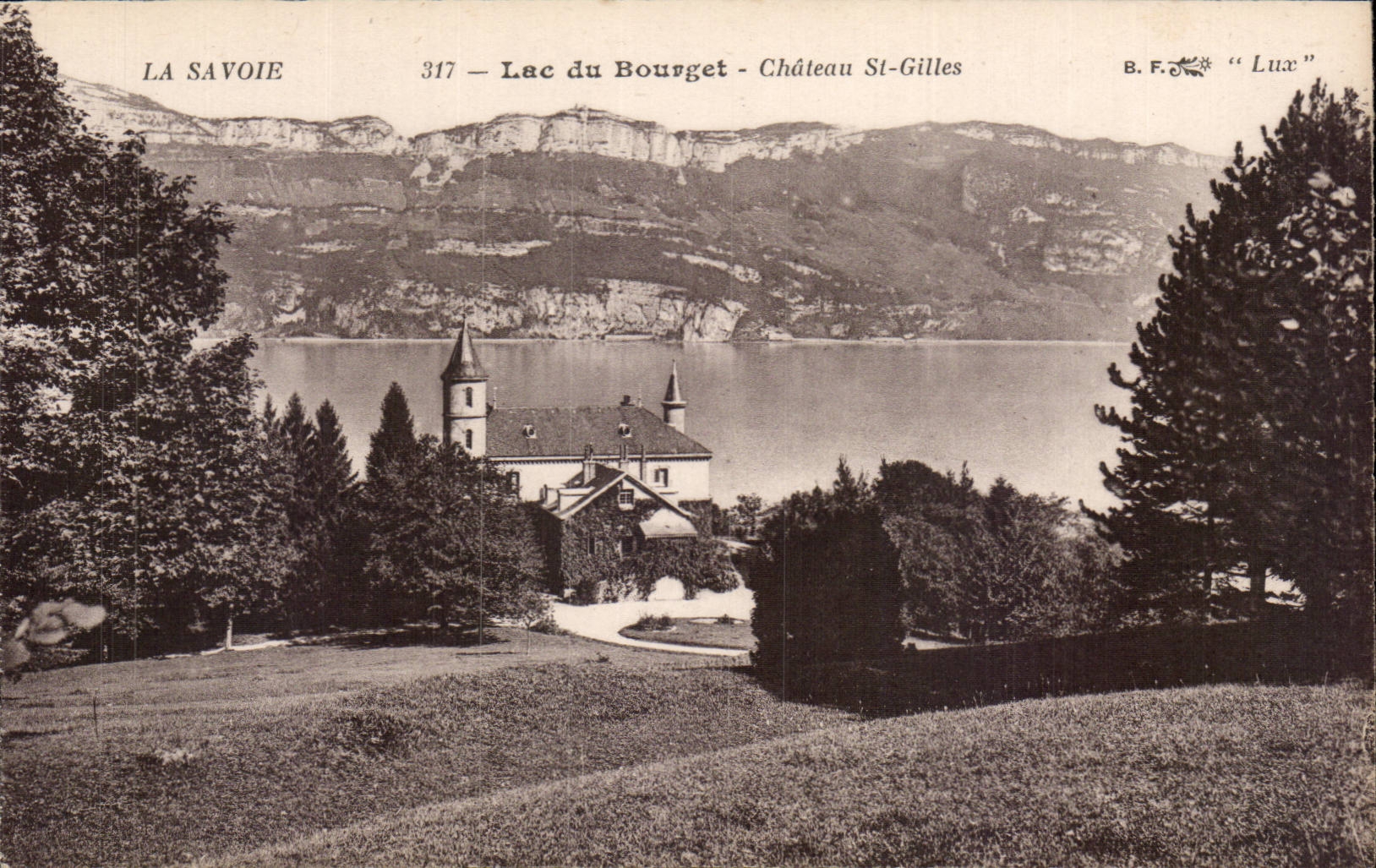 Aix les Bains - Lake of Le Bourget - Castle St Gilles - CPA