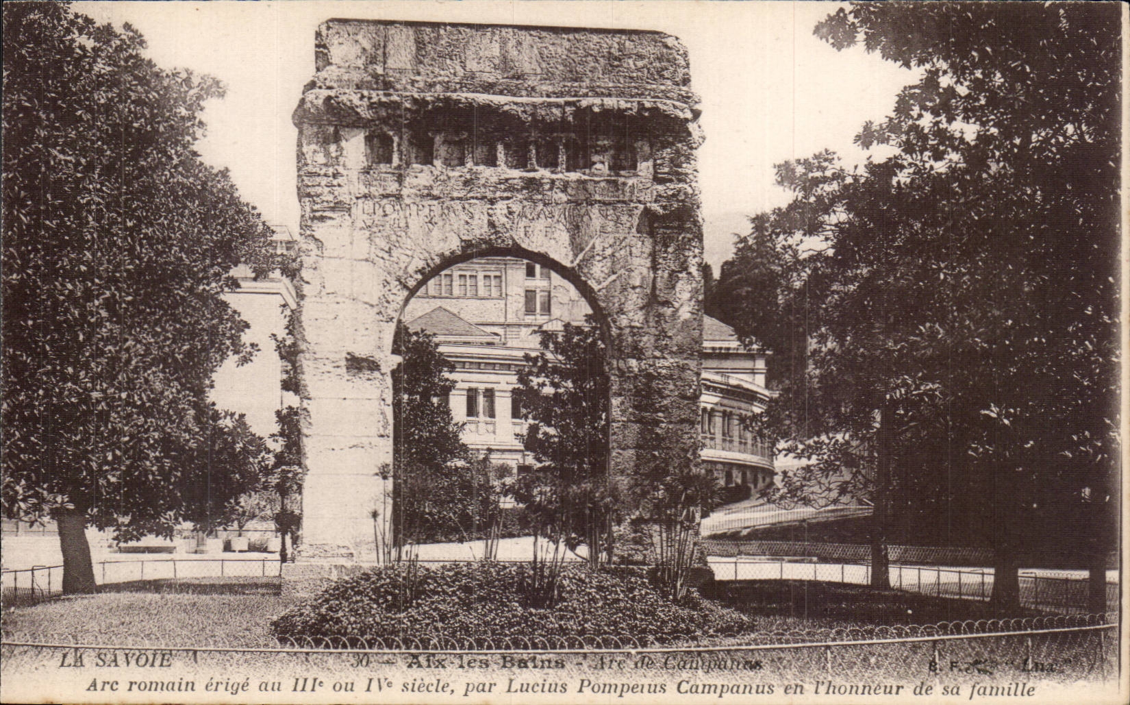 Aix les Bains - Arc of Campunus Arc Roman sets up to III or IV century - CPA