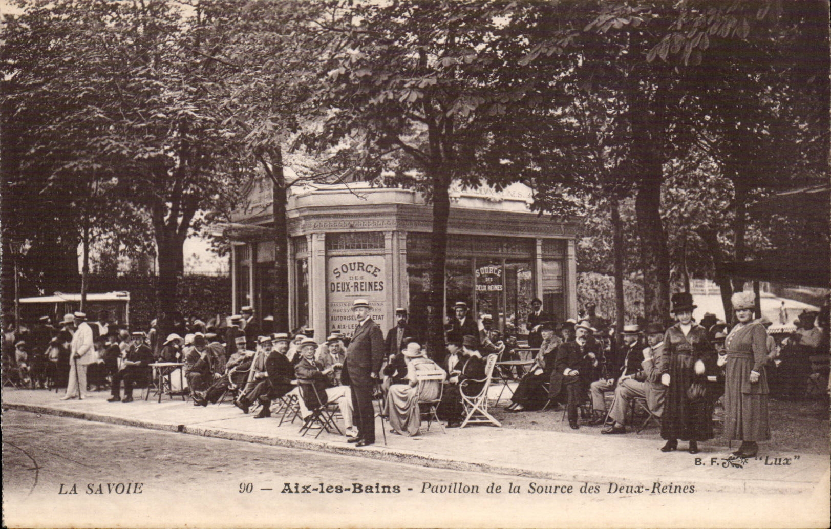 Aix les Bains - House of the Source of the Two Queens - CPA
