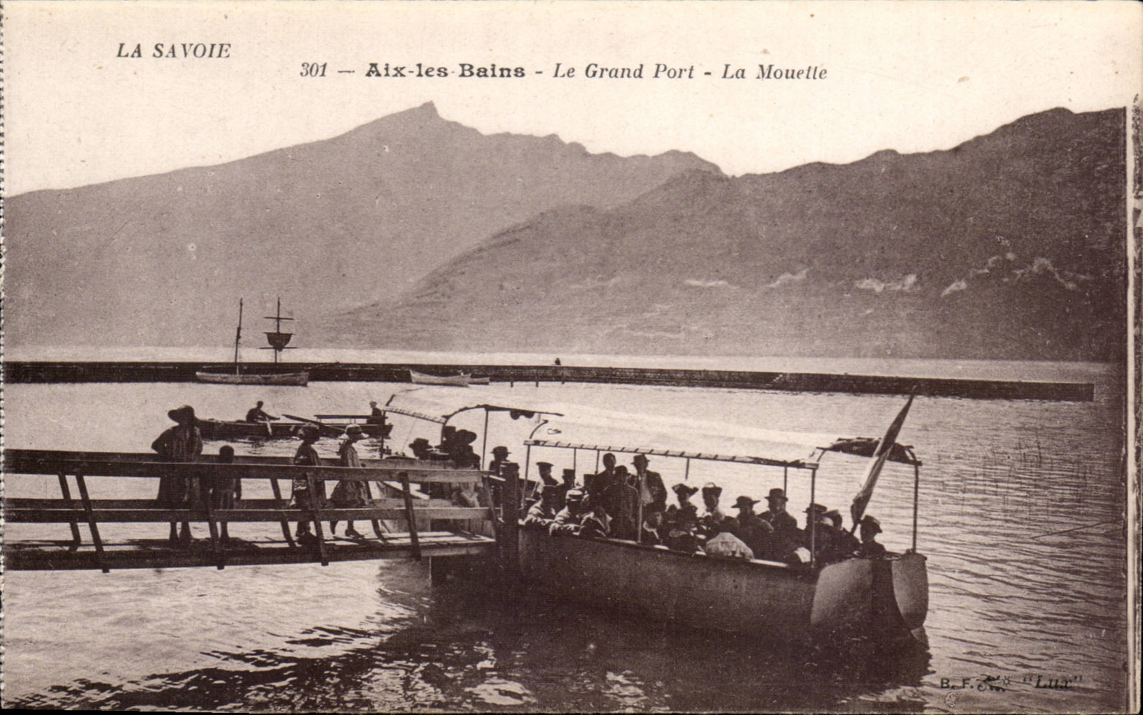 Aix les Bains - the Large Port - Monette - CPA