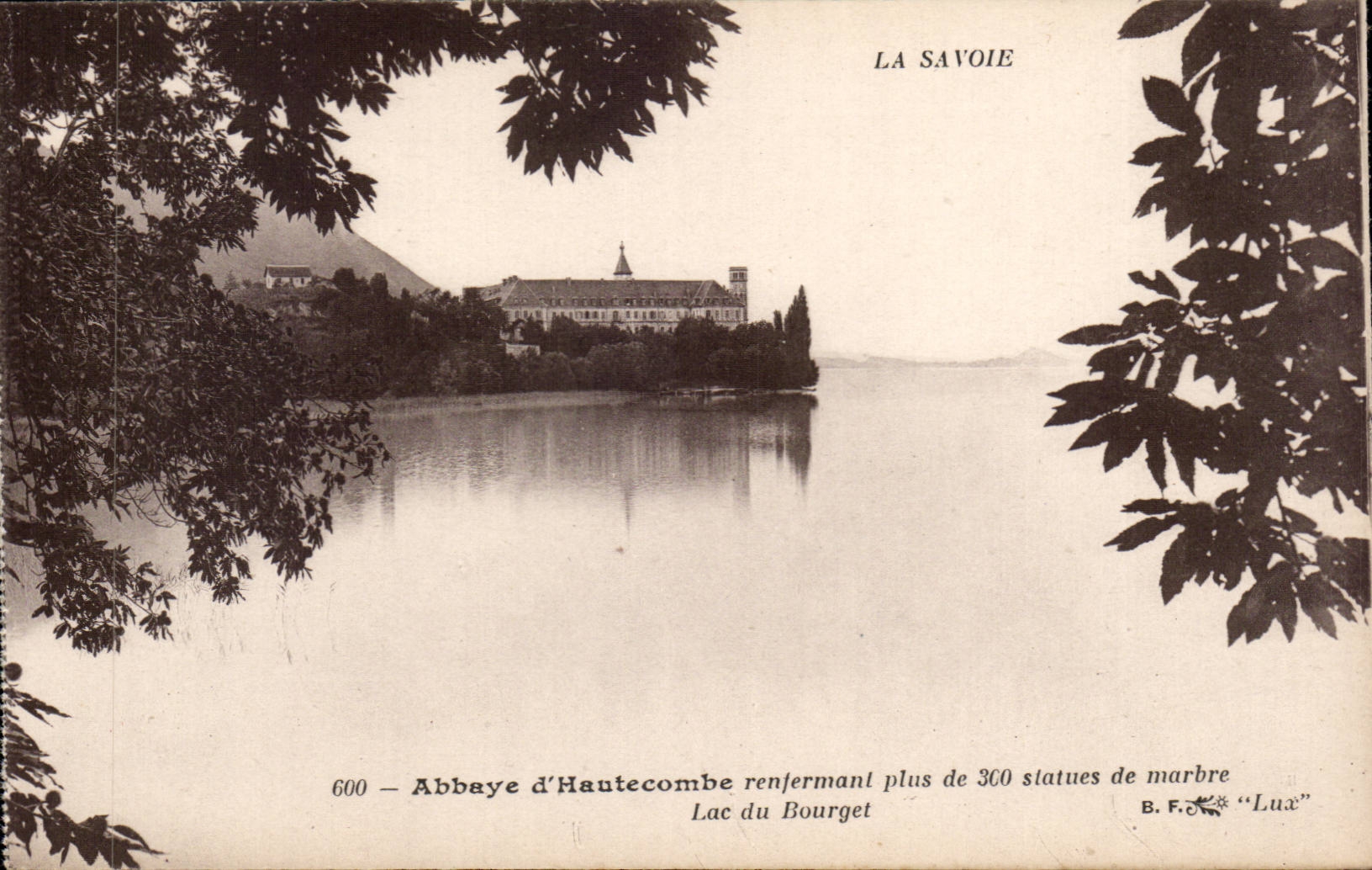 Aix les Bains - Abbey Hautecombe and the Lake of Le Bourget - CPA