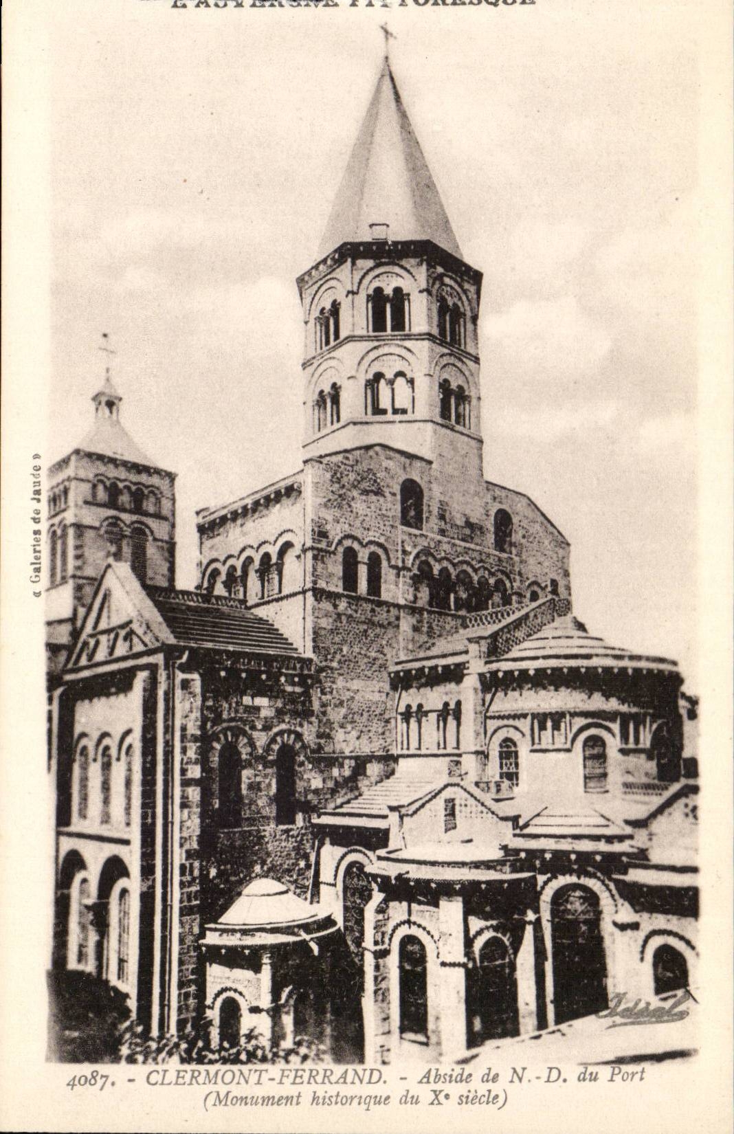 Clermont Ferrand - Apse of the Notre Dame of the Port - CPA