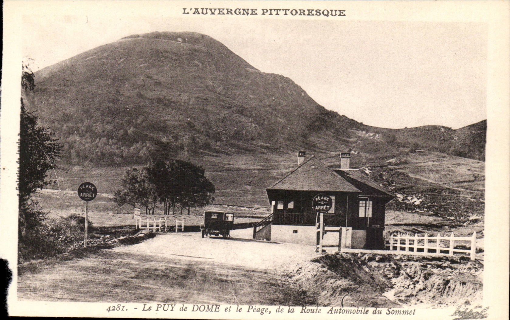 Puy de Dome Road Automobile and the Toll of the Summit - CPA