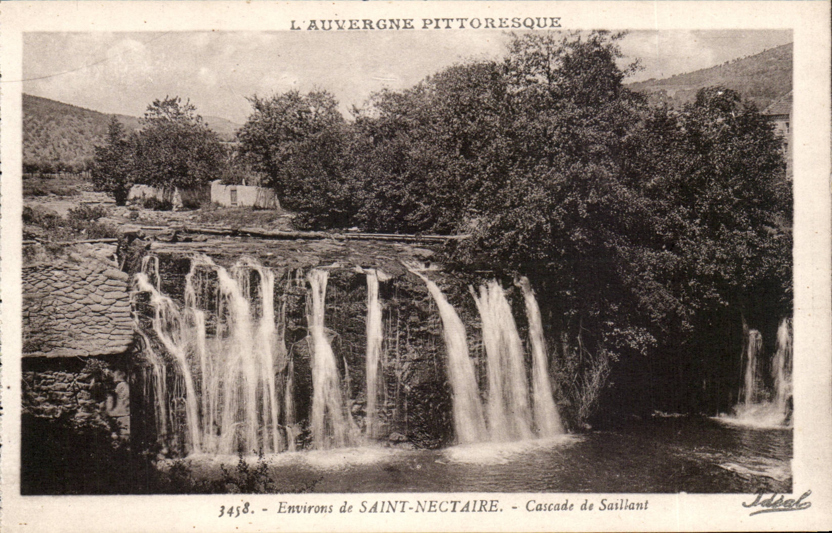 CPA Auvergne Environs of Saint Nectary Cascades of Projecting
