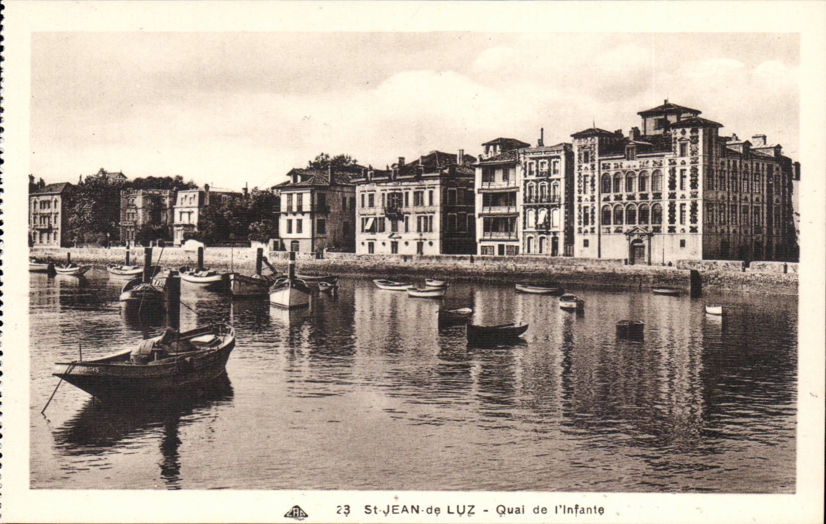Saint Jean de Luz CPA Quai de l'infante