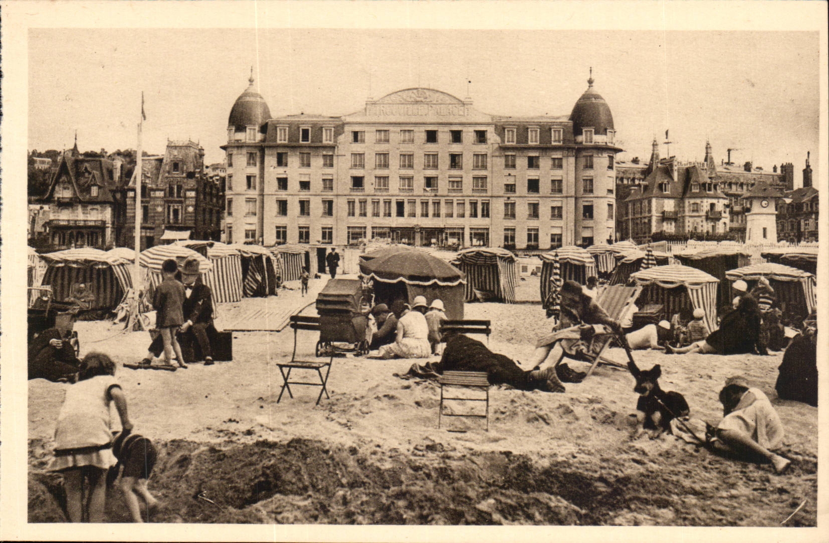 Trouville - the Queen of the Beaches - Trouville De luxe hotel CPA