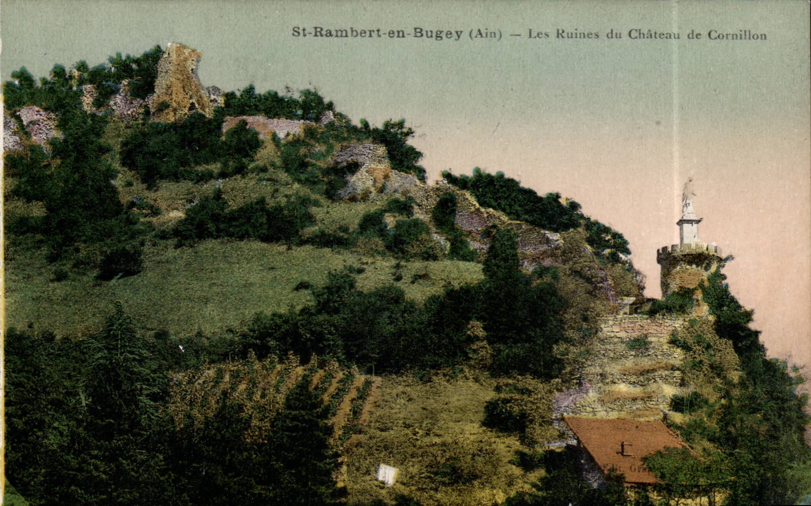 St Rambert in Buget - Ruins of the Coruillon Castle - CPA