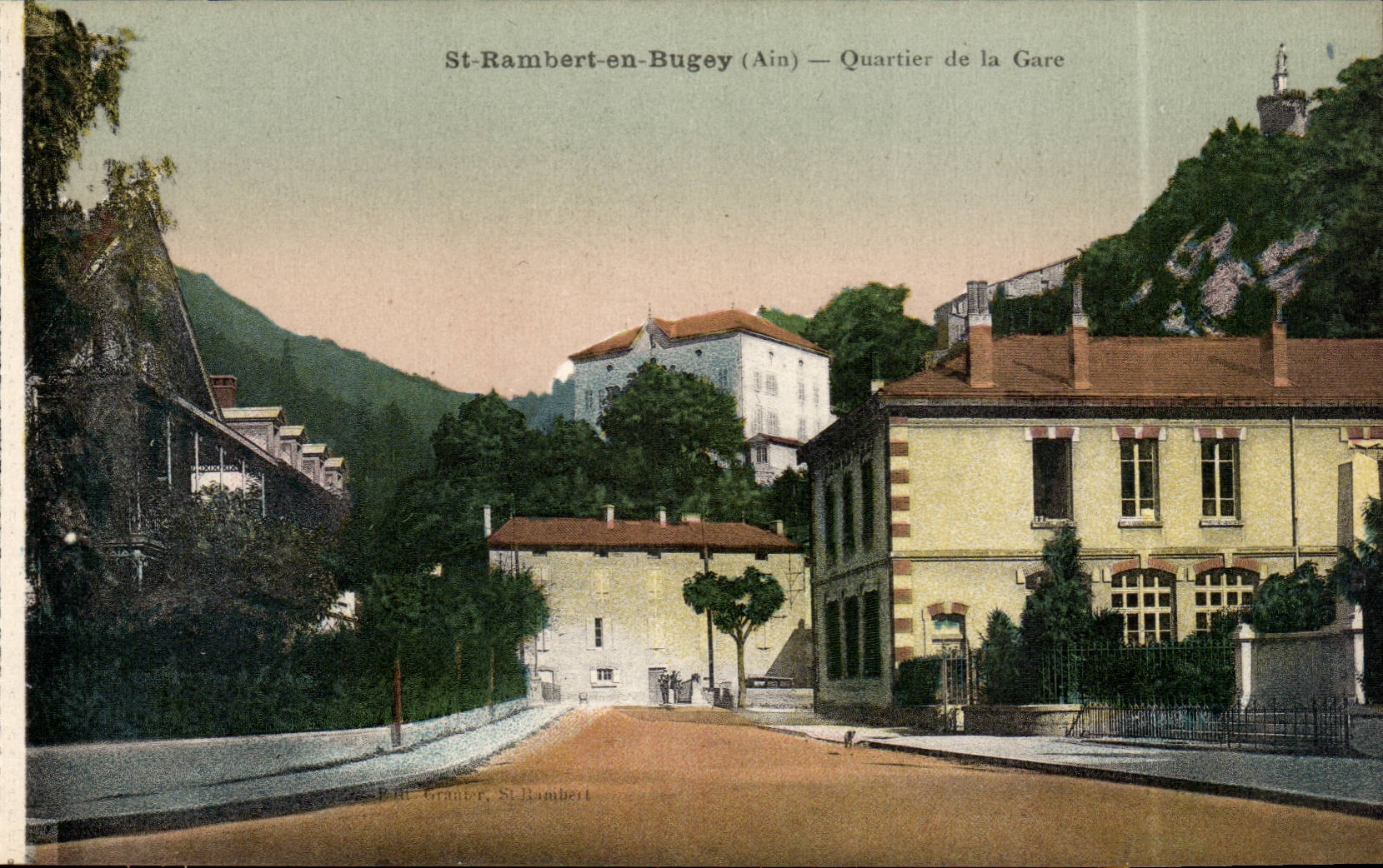 St Rambert in Buget - District of the Station - CPA