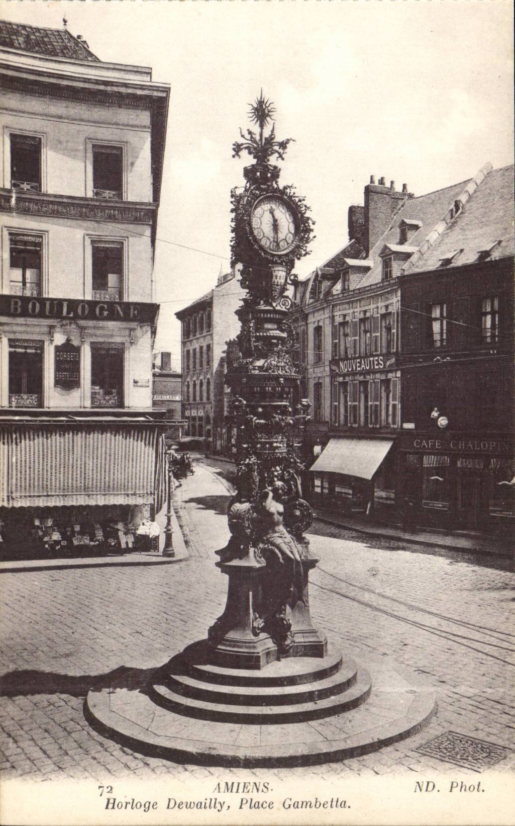 Amiens - Devailly Clock - the Gambetta Place - - CPA