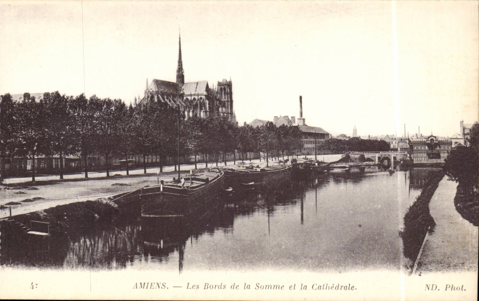 Amiens - Edges of the Sum - the Cathedral - CPA