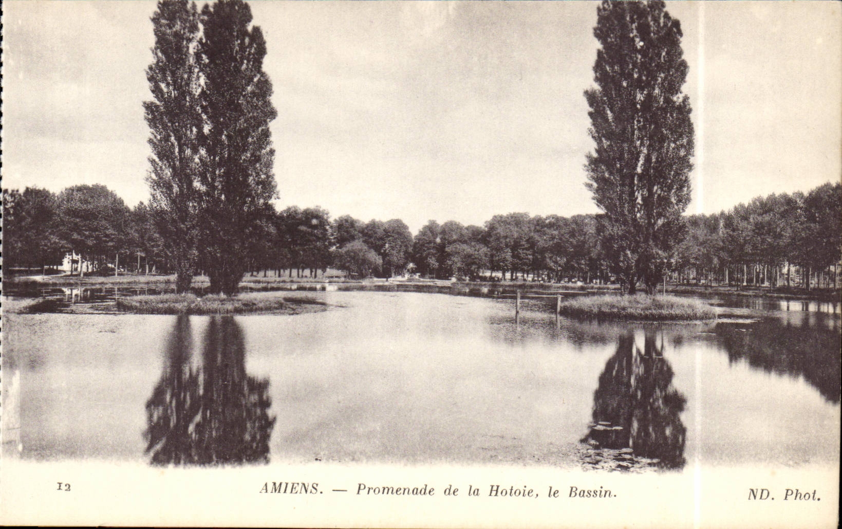 Amiens - Walk of Hatois - the Basin - CPA