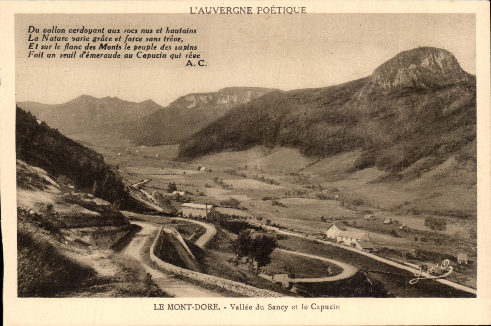 The Mount Gilds CPA Vallee of the sAncy and the capuchin