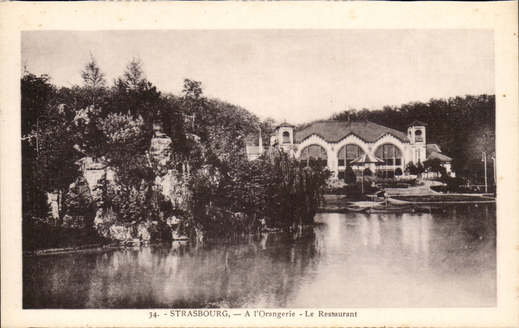 Strasbourg CPA With the orangery the restaurant
